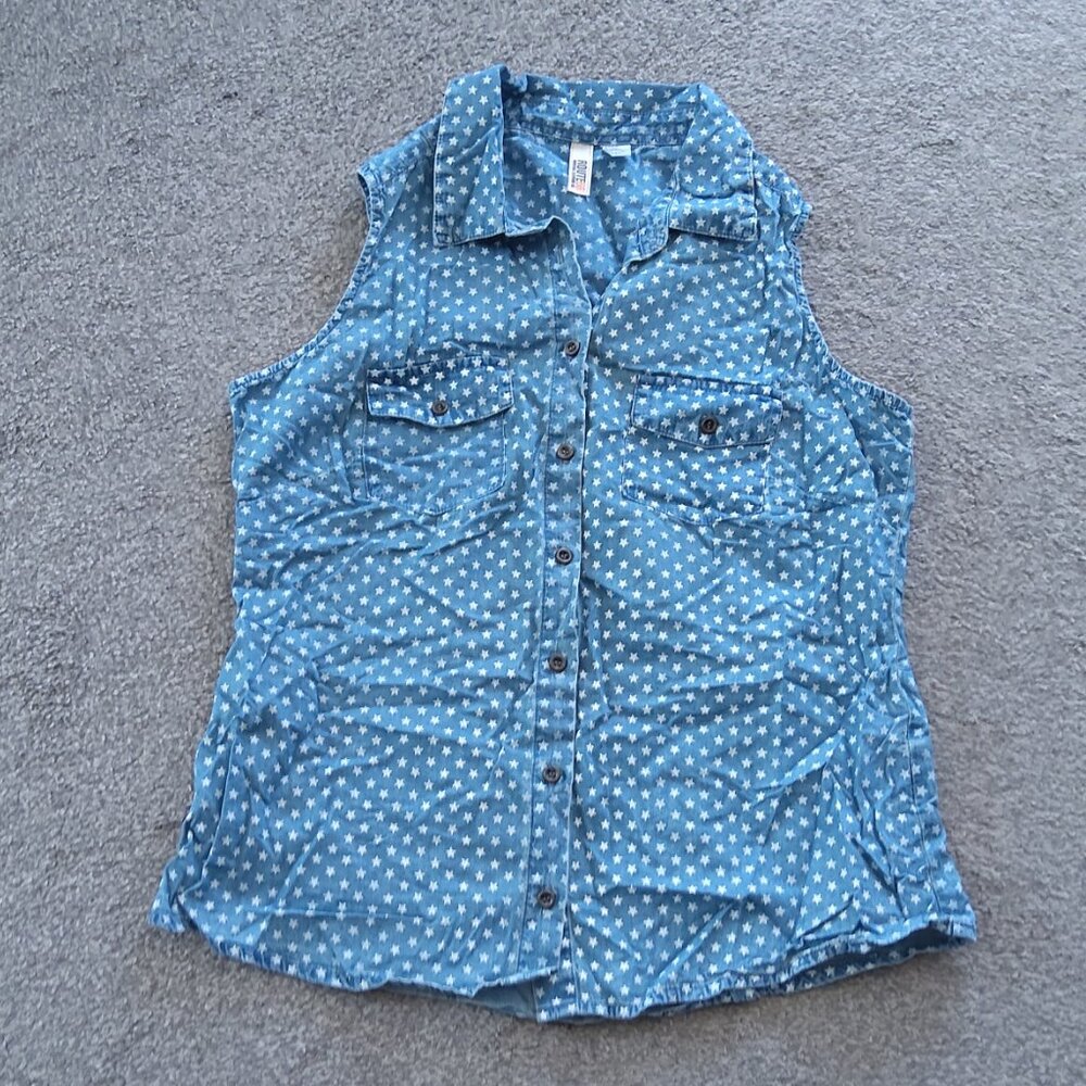 NEW ROUTE 66 DENIM 4TH OF JULY TOP